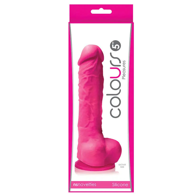 Colours Pleasures Dong With Suction Cup-Pink 5 My Store