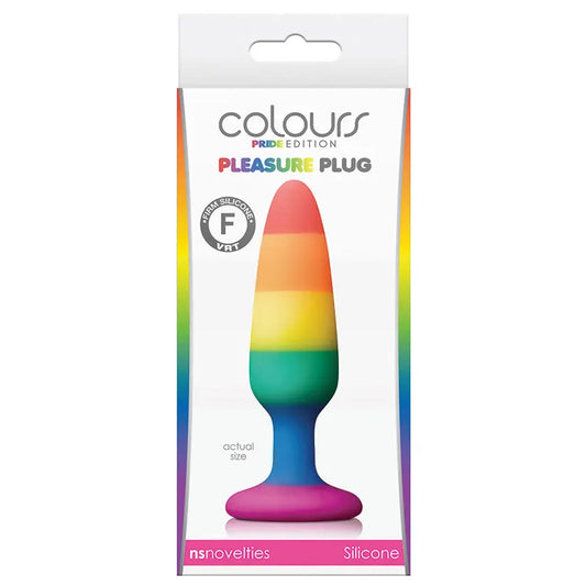 Colours Pride Edition Pleasure Plug-Rainbow Small My Store