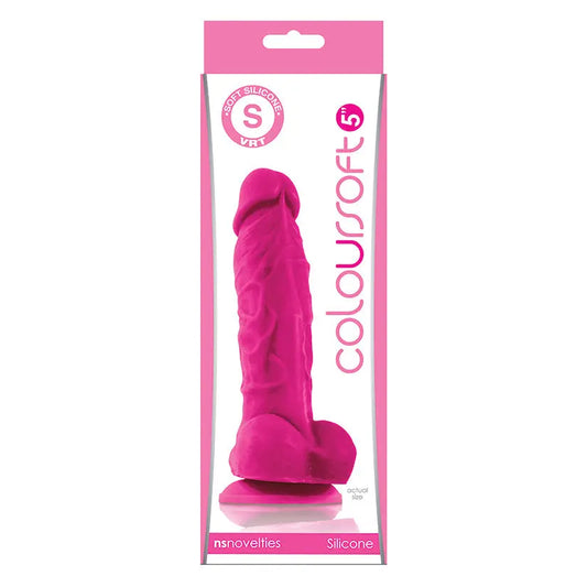 Coloursoft Dildo-Pink 5 My Store