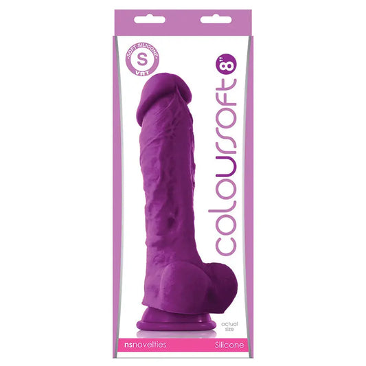 Coloursoft Dildo-Purple 8 My Store