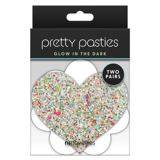 Pretty Pasties Heart & Flower-Glow 2pk My Store