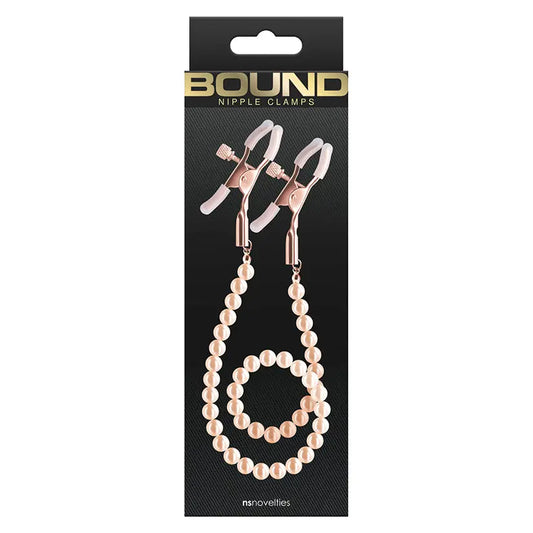 Bound Nipple Clamps DC1-Rose Gold My Store