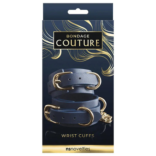 Bondage Couture Wrist Cuff-Blue My Store