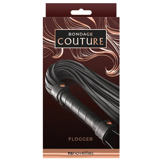 Bondage Couture Flogger-Black My Store