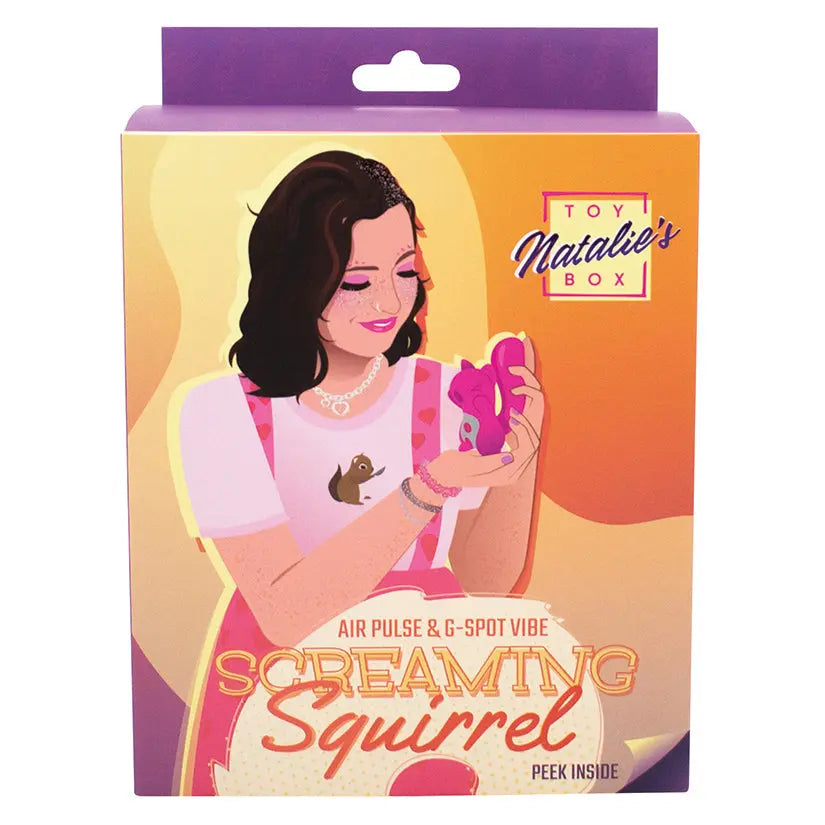 Natalies Toy Box Screaming Squirrel Air Pulse & G-Spot Vibrator My Store