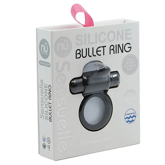 Sensuelle Silicone Ring-Black My Store