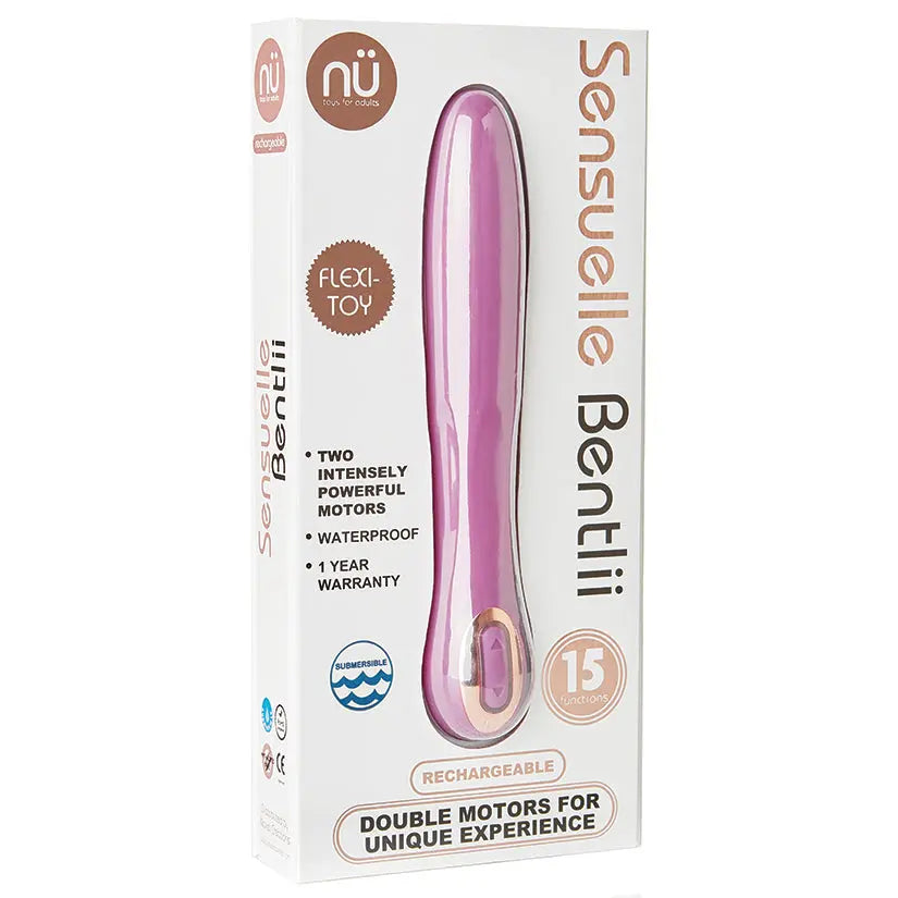 Sensuelle Bentlii 15 Function Double Motor Vibe-Purple My Store