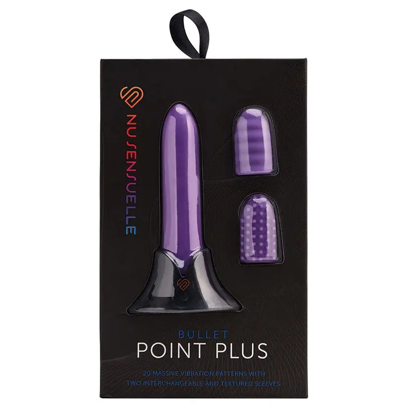 Sensuelle Point Plus 20 Function Bullet & Sleeves-Purple My Store