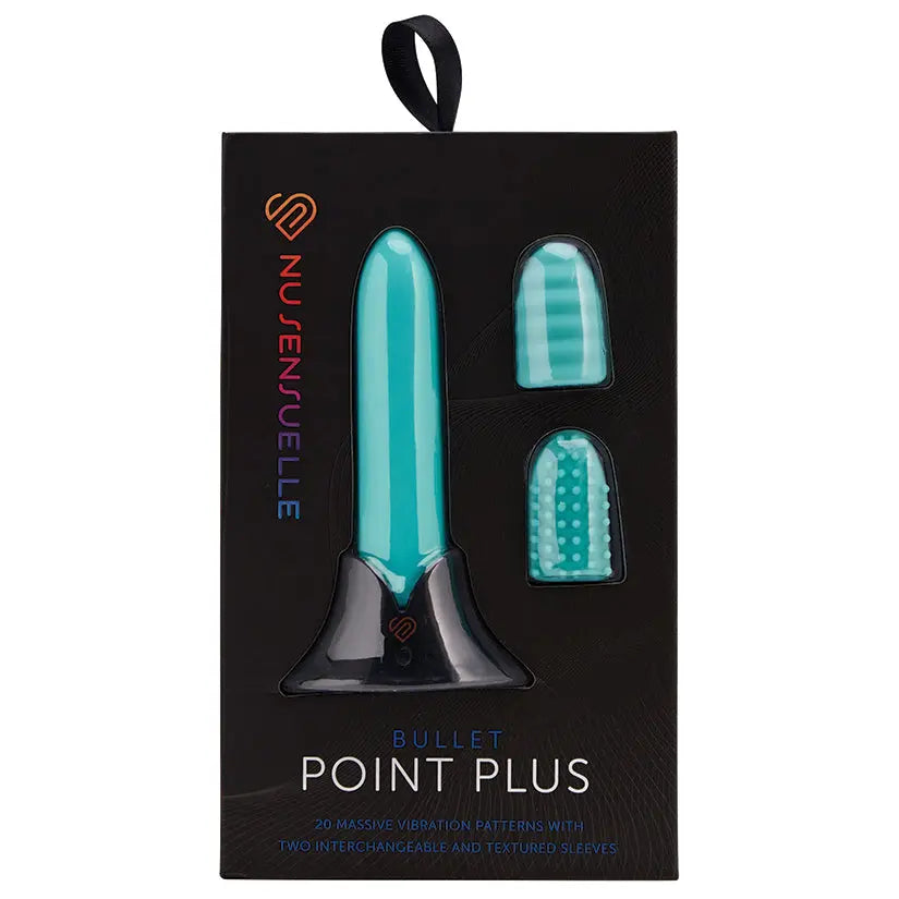 Sensuelle Point Plus 20 Function Bullet & Sleeves-Tiffany Blue My Store