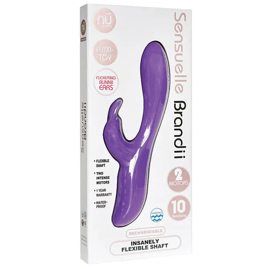 Sensuelle Brandii 10 Function  Double Motor Vibe-Purple My Store