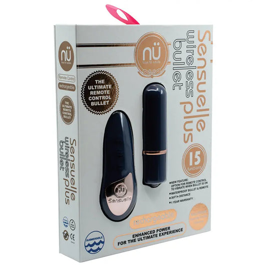Sensuelle Wireless Bullet Plus with Remote Control-Navy My Store