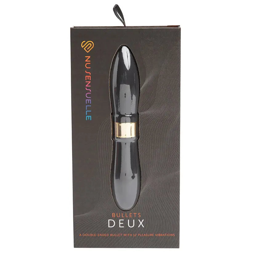 Sensuelle Double Ended Deux Bullet-Black My Store