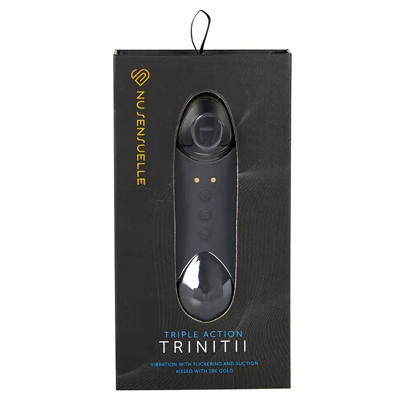 Sensuelle Trinitii 3-in-1 Suction Tongue 18K-Black My Store