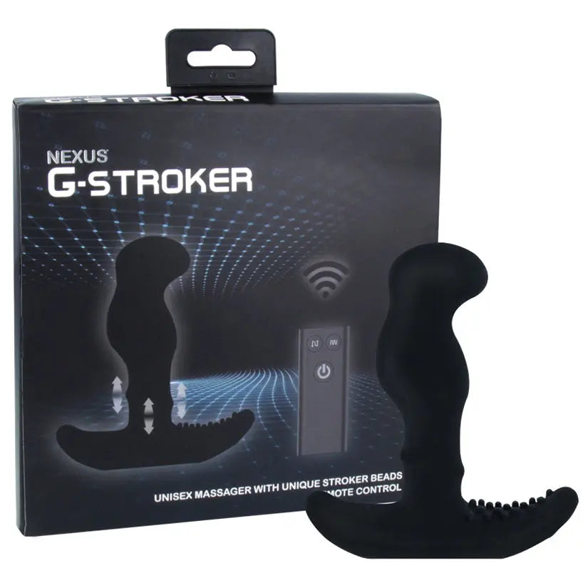 Nexus G Stroker Unisex Massager with Stroker Beads-Black My Store
