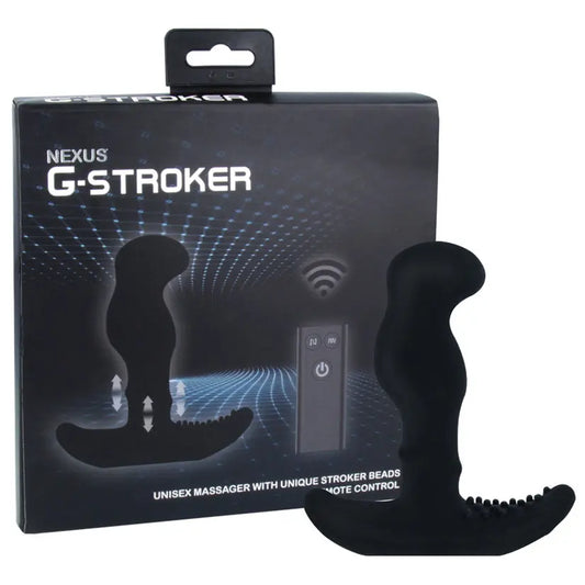 Nexus G Stroker Unisex Massager with Stroker Beads-Black My Store
