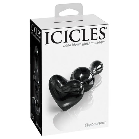 Icicles No.74 Heart Shaped Plug-Black My Store
