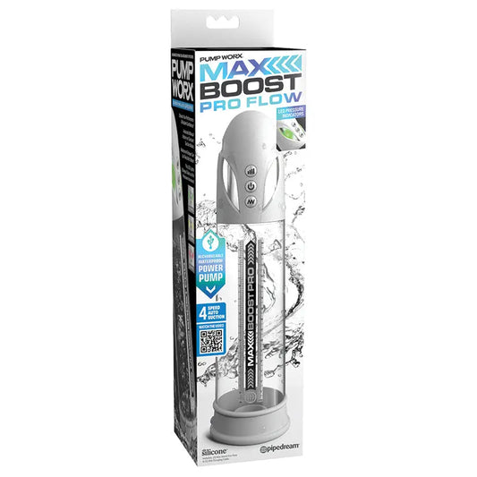 Pump Worx Max Boost Pro Flow-White/Clear My Store