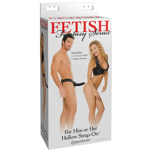 Fetish Fantasy For Him Or Her-Hollow Strap-On Black 6 My Store