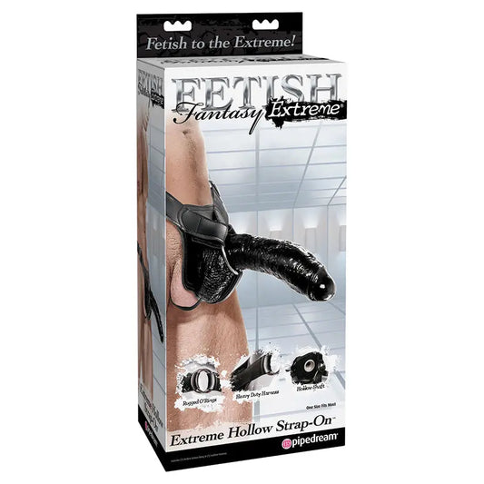 Fetish Fantasy Extreme Hollow Strap-On Black 10 My Store