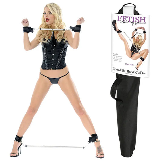 Fetish Fantasy Spread 'Em Bar & Cuff Set My Store