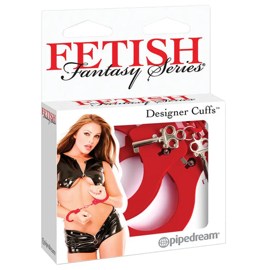 Fetish Fantasy Designer Cuffs-Red My Store