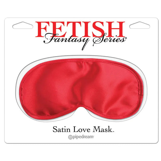 Fetish Fantasy Satin Love Mask-Red My Store
