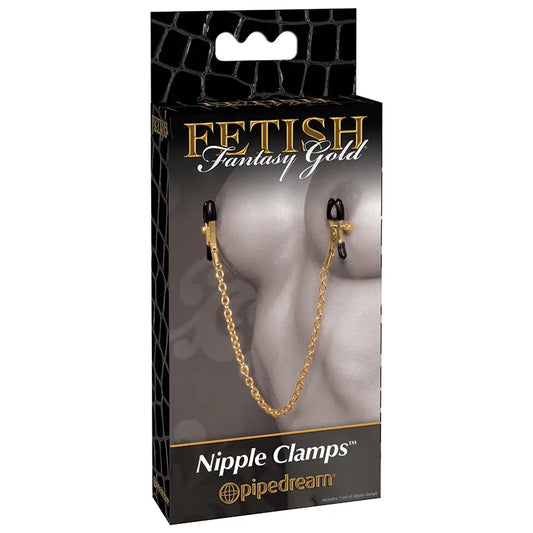 Fetish Fantasy Gold Chain Nipple Clamps My Store