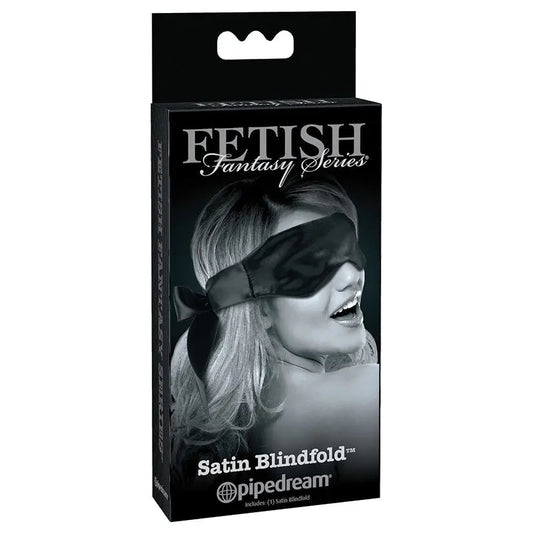 Fetish Fantasy Limited Edition Satin Blindfold-Black My Store