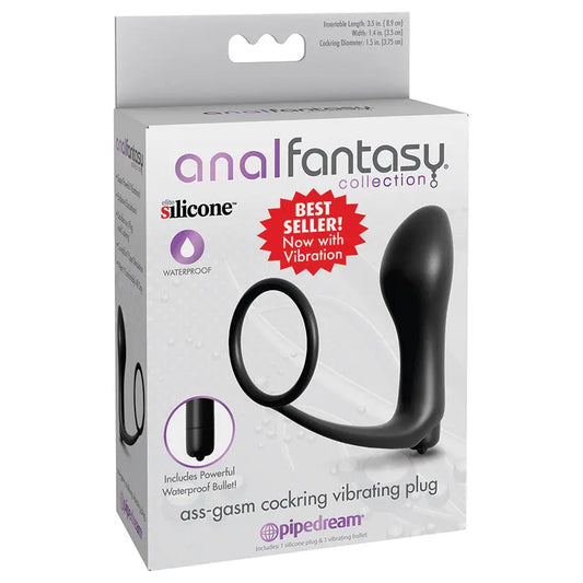 Anal Fantasy Collection Ass-Gasm Cockring Vibrating Plug My Store