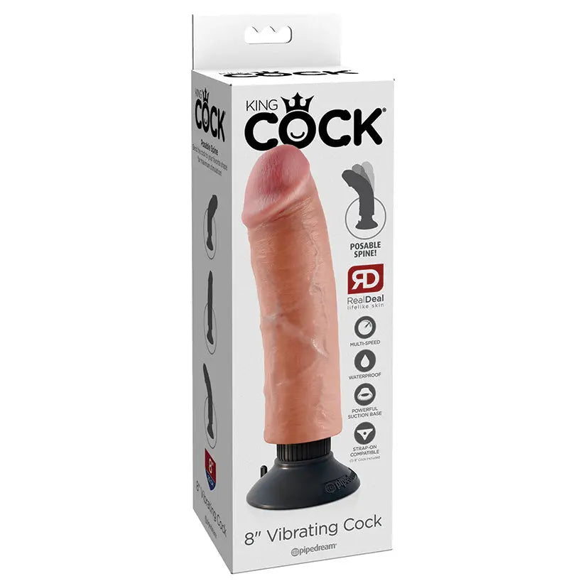 King Cock Vibrating Cock-Light 8 My Store