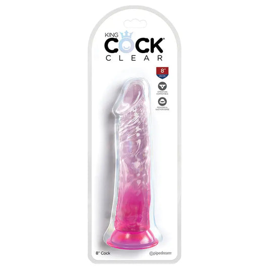 King Cock Clear Cock-Pink 8 My Store