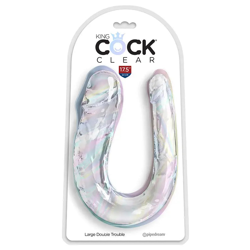 King Cock Clear Double Trouble-Large My Store