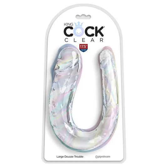 King Cock Clear Double Trouble-Large My Store