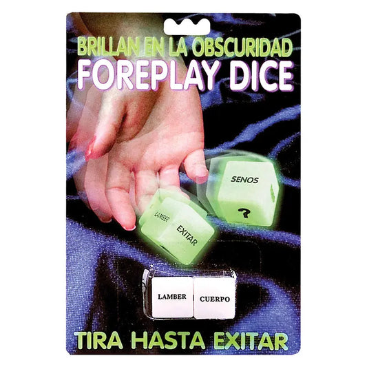 Erotic Foreplay Dice Glow-in-the-Dark Spanish My Store