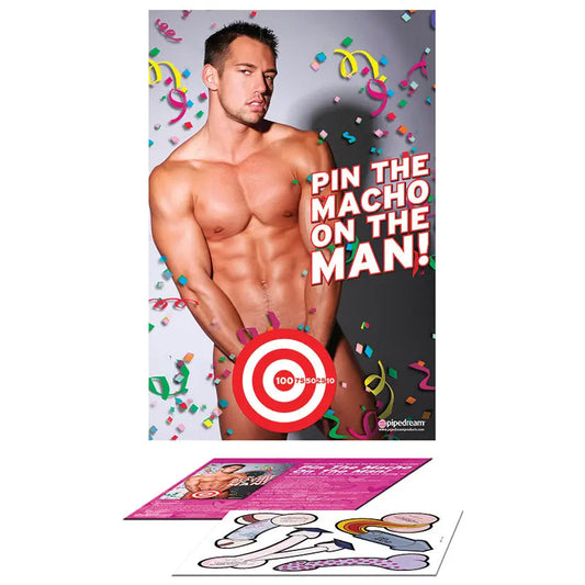 Pin The Macho On The Man! Game My Store