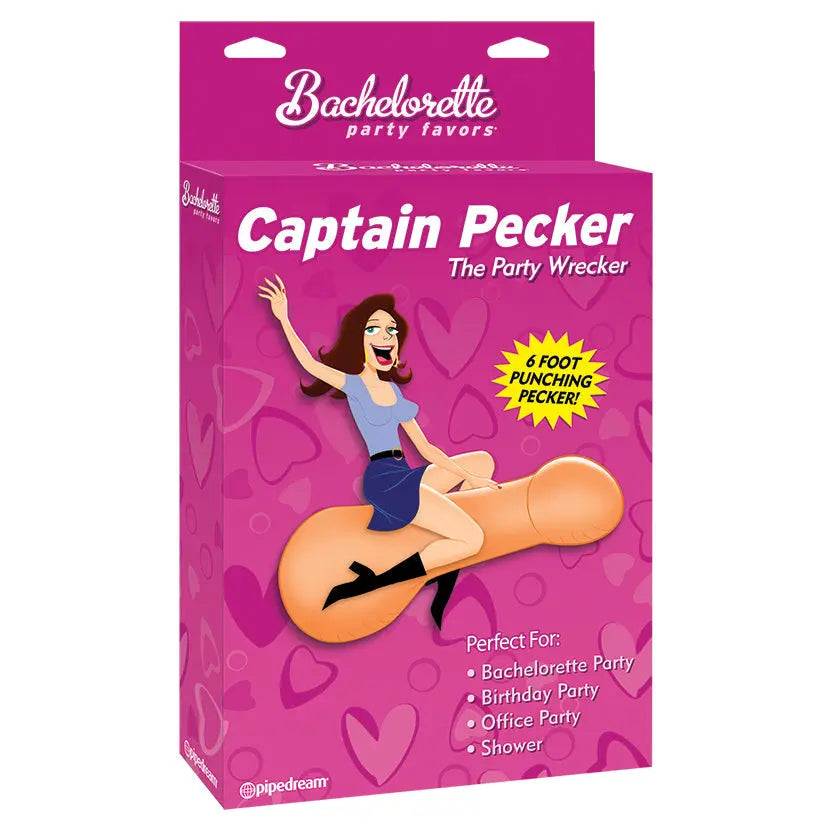Bachelorette Party Captain Pecker Inflatable Party Pecker My Store