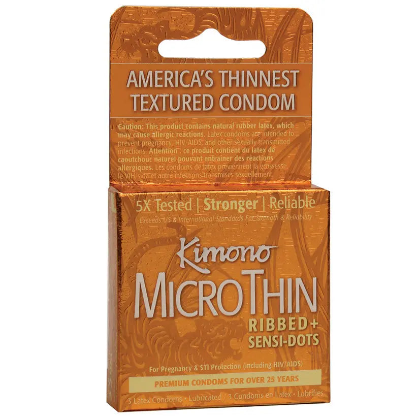 Kimono MicroThin Ribbed SensiDots (3 Pack) My Store