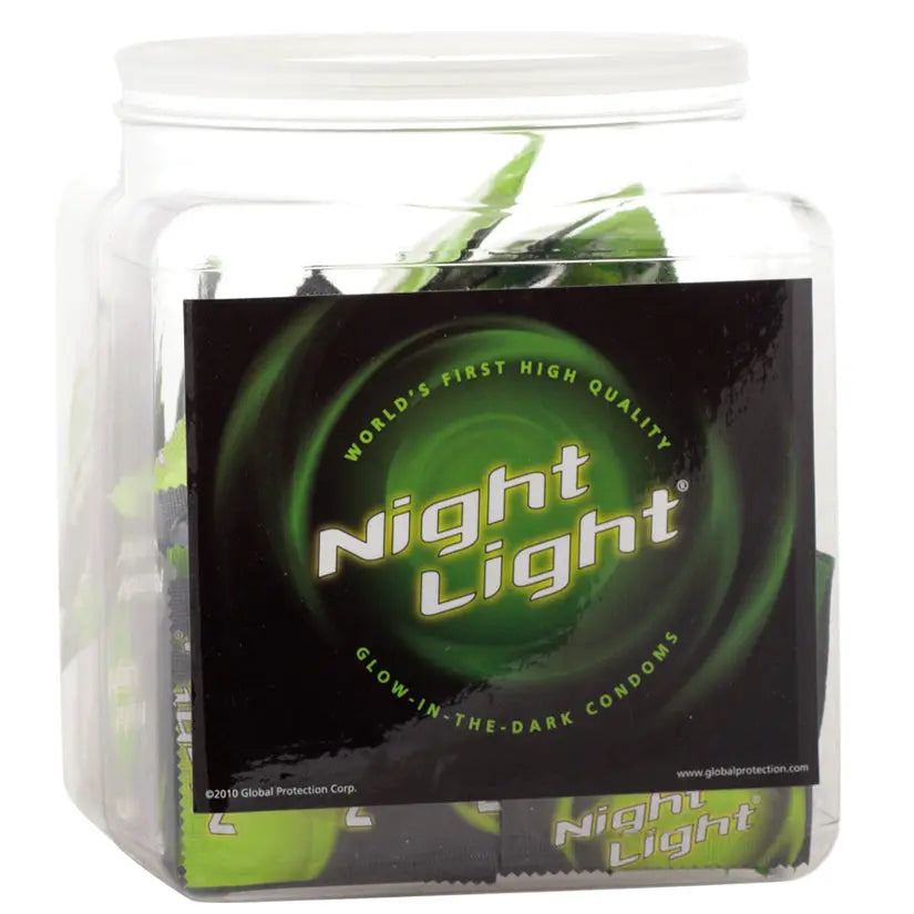 Night Light Condoms Bowl of 72 My Store