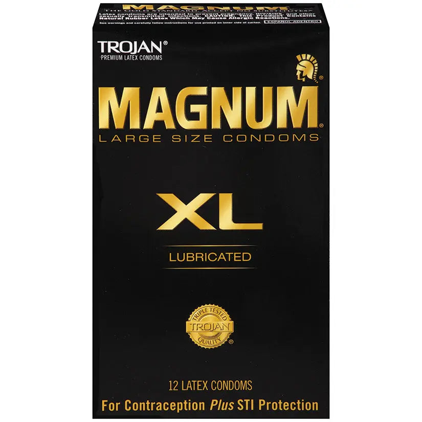 Trojan Magnum XL Condoms (12 Pack) My Store