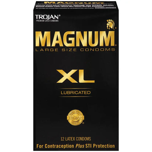 Trojan Magnum XL Condoms (12 Pack) My Store