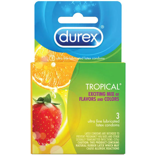 Durex Tropical Condoms (3 Pack) My Store