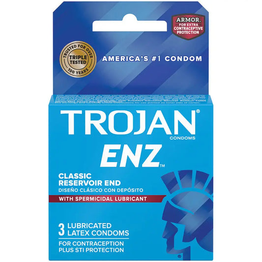 Trojan Enz Armor Spermicidal (3 Pack) My Store