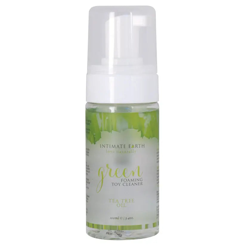 Intimate Earth Foaming Toy Cleaner-Green Tea Tree 3.4oz My Store
