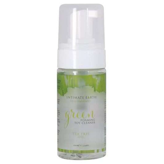 Intimate Earth Foaming Toy Cleaner-Green Tea Tree 3.4oz My Store