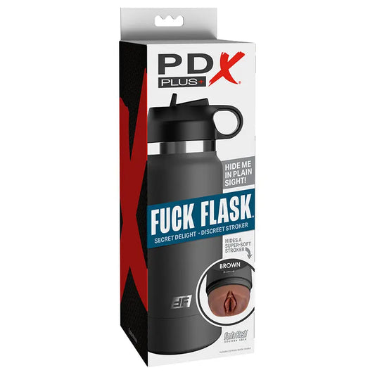 PDX Plus Fuck Flask Secret Delight-Brown My Store