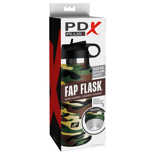 PDX Plus Fap Flask Happy Camper-Frosted My Store