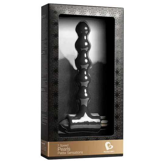Rocks-Off Petite Sensations Pearls 7 Speed-Black My Store