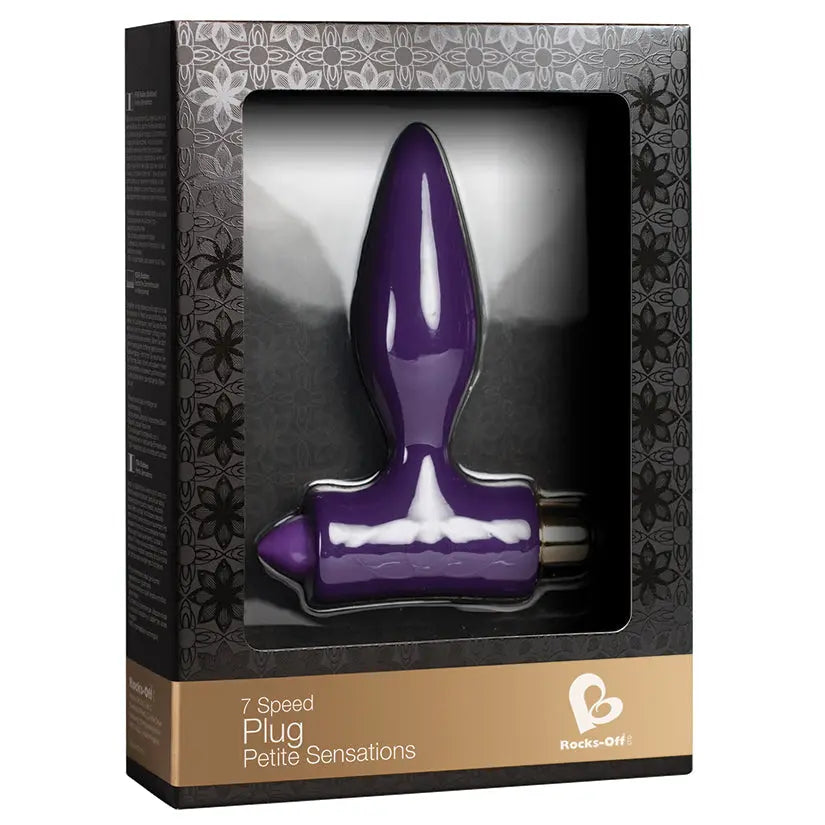 Rocks-Off Petite Sensations Plug 7 Speed-Purple My Store