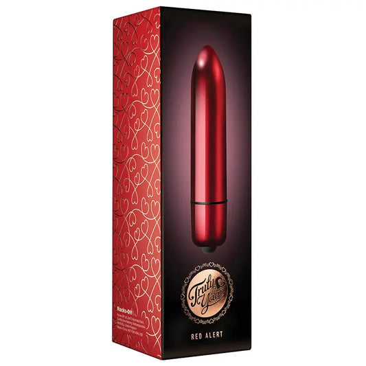 Rocks-Off Truly Yours 120mm 10 Speed Bullet-Red Alert My Store