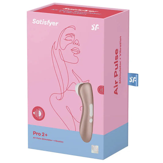 Satisfyer Pro 2+ Air Pulse Stimulator + Vibration-Pink My Store